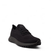 Italian Men Black Cloth Shoes #5001